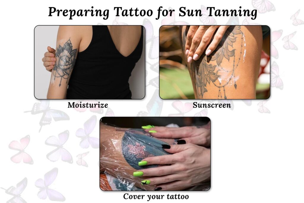 Preparing Tattoo for Sun Tanning
