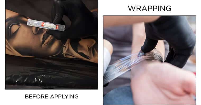 Using Derma Wrap