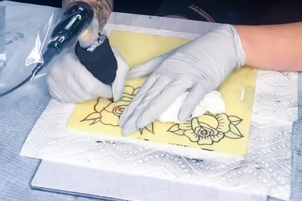 What is fake skin for tattooing