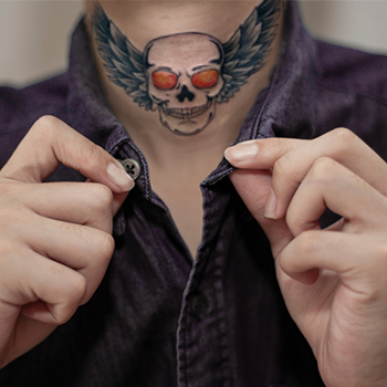 Button-down collar shirt