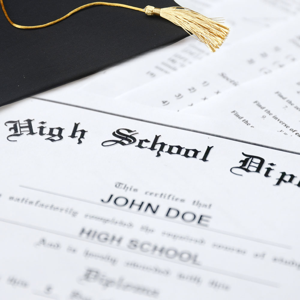 Completing your high school diploma