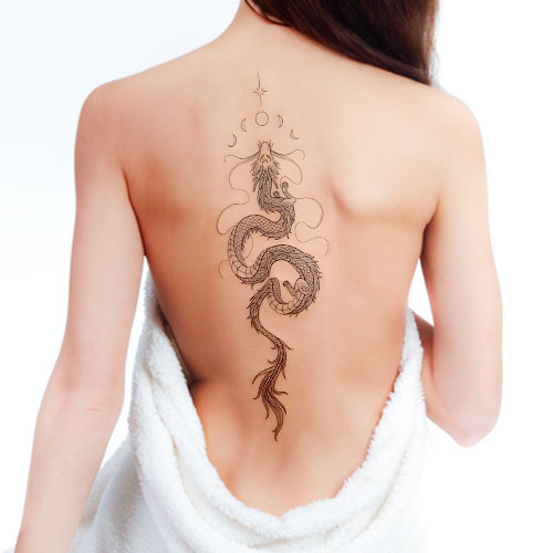 Dragon spine Tattoo