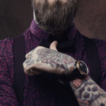 How to cover up a neck tattoo for work