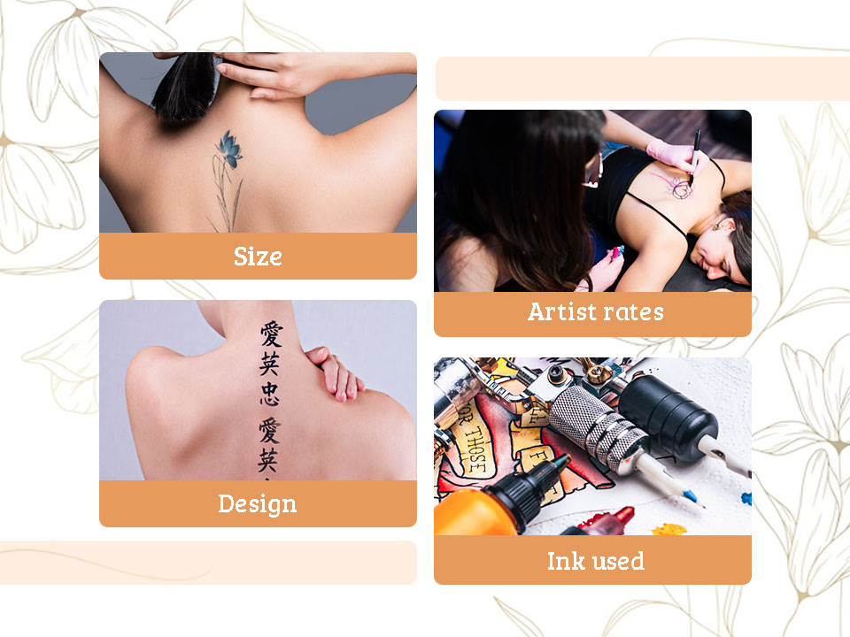 What determines the cost of spine tattoo