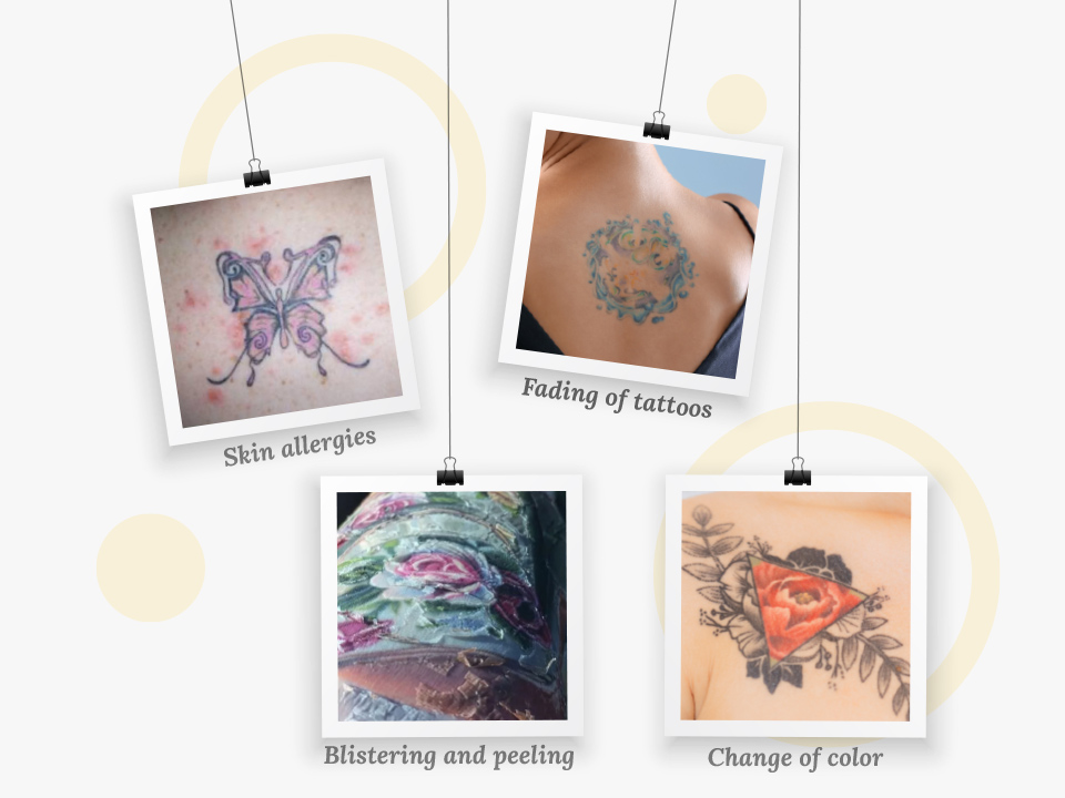 What happens if you use scented soap on a tattoo regularly