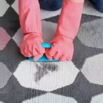 How to get tattoo ink out of carpet
