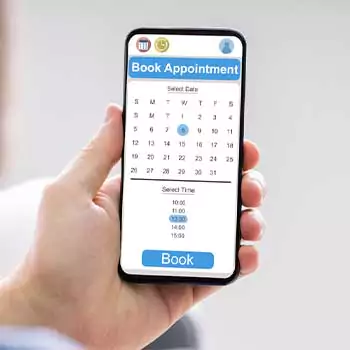 Booking through their website