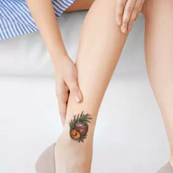 Coconut with pineapple