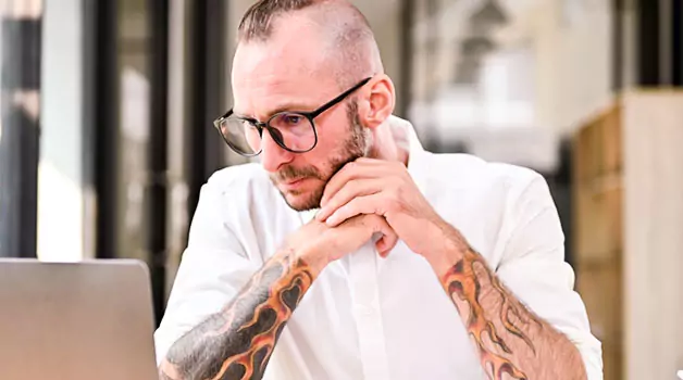 Concerns about shiny tattoos