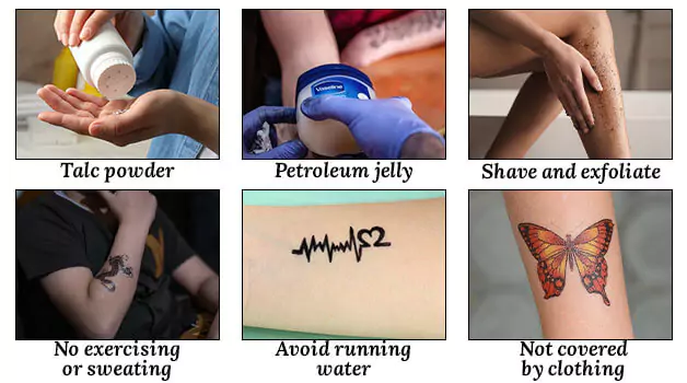 Making airbrush tattoo last longer