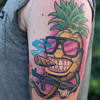 Machine gun pineapple