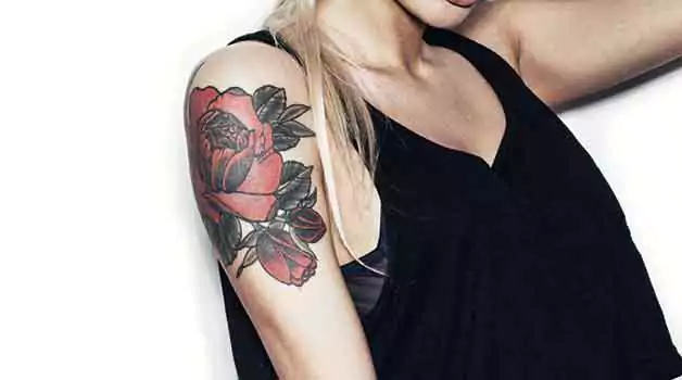 Old tattoos cracking