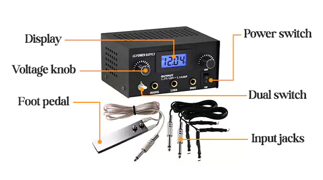 Tattoo power supply guide