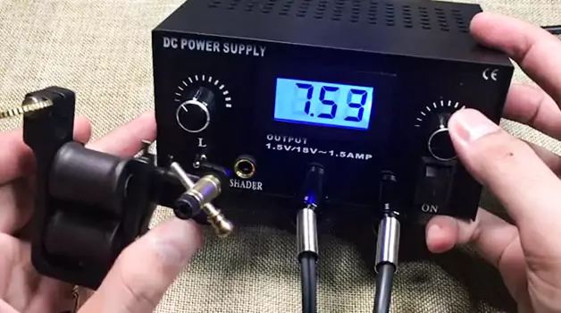 The right voltage for tattoo shading