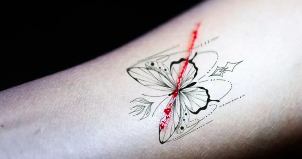 What happens if you get a cut on a tattoo