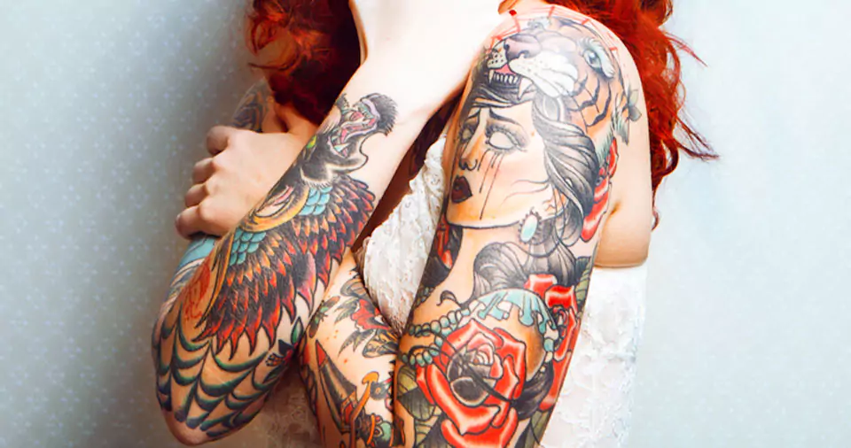 Why is my tattoo shiny