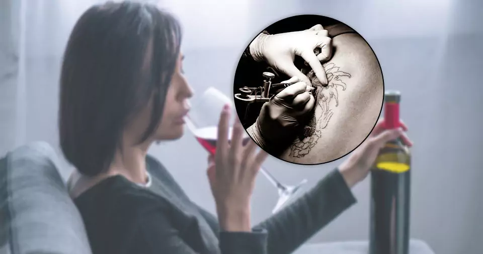 Can you get a tattoo after drinking
