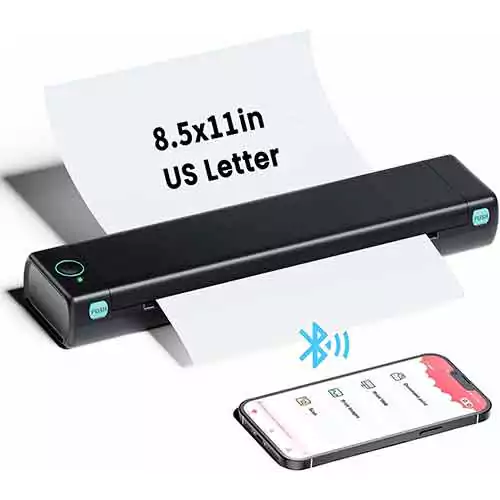 Colorwing portable printers wireless for travel