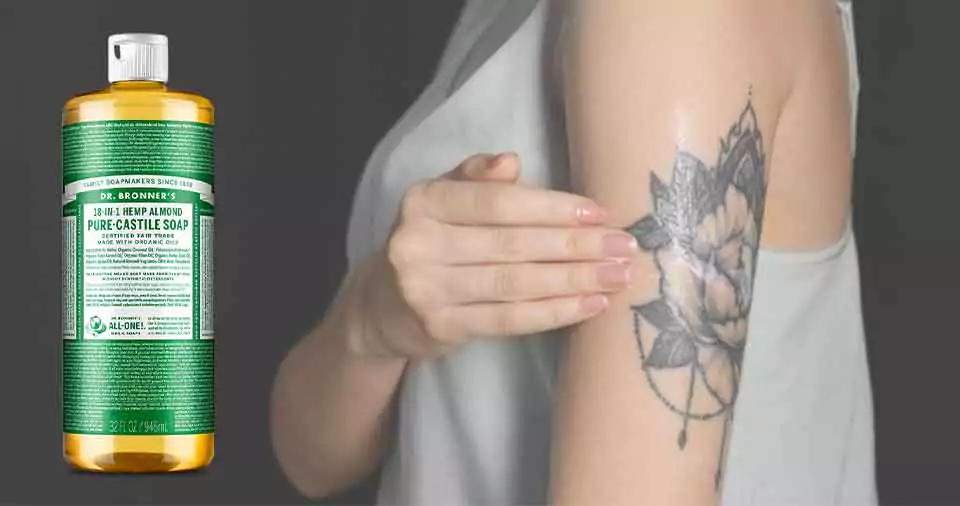 How to dilute dr. Bronner’s soap for tattoos