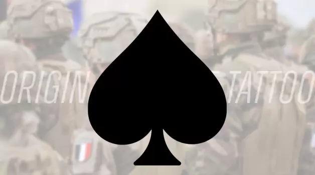 Origin of spade tattoo