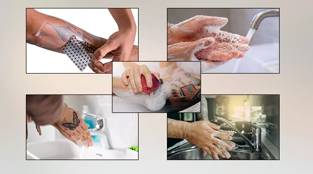 Steps for first time washing your tattoo