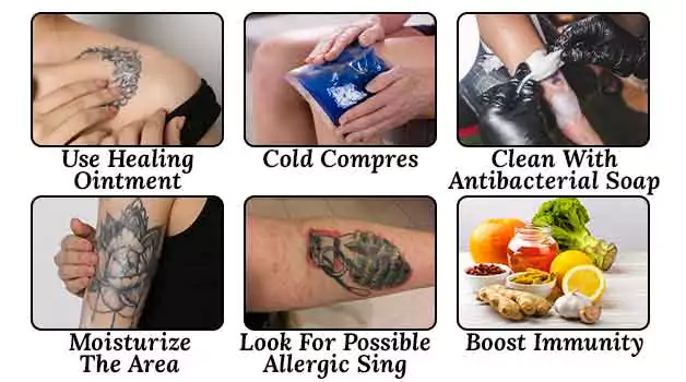 Steps to follow after getting a tattoo over a bruise