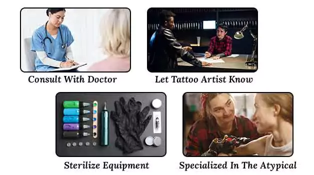 Steps to follow before getting a tattoo if you have an std