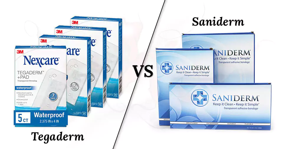 Tegaderm vs saniderm