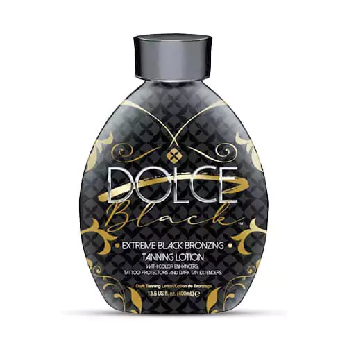 dolce-black-bronzer-tanning-lotion-best-for-color-fade-protection
