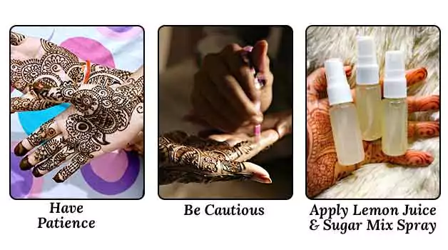 3 things to do when you have henna on your skin