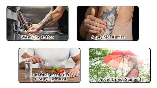 4 Things to do after adding color to a black tattoo