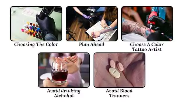 5 Things to do before adding color to a black tattoo