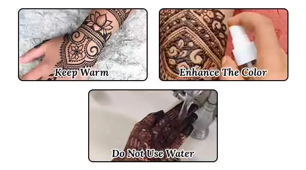 Aftercare steps for henna tattoos 2