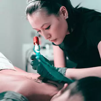 Amateur tattoo artist