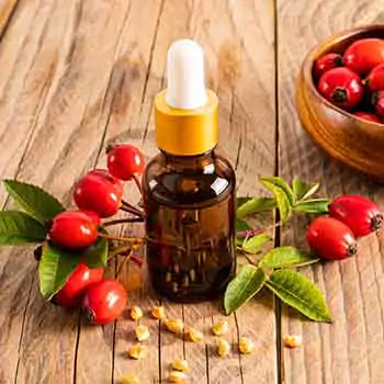 Apply Rosehip seed oil