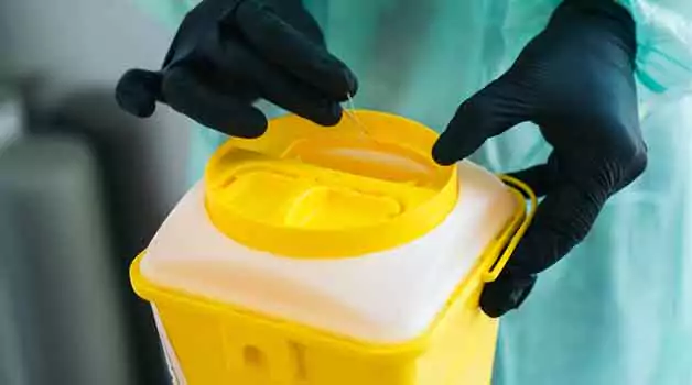 Are tattoo needles medical waste