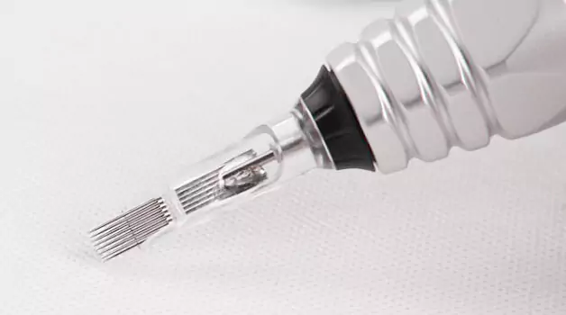 Avoid using fine tattoo needle