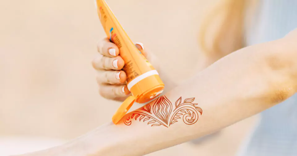 Can you put sunscreen on a new tattoo