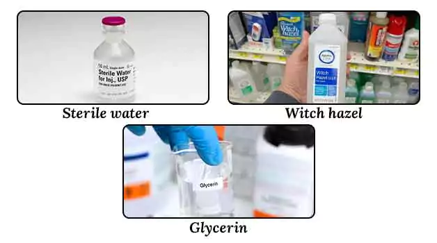 Choosing the colors you want to mix