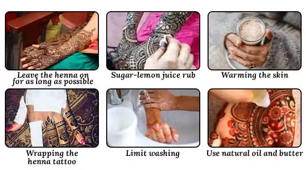 Making henna tattoo last longer 6 tips