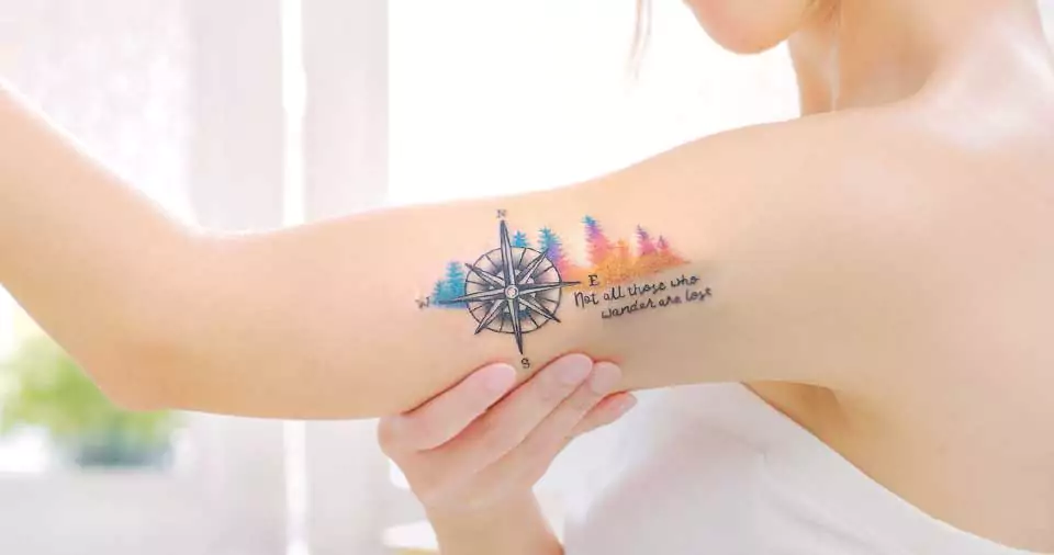 Not all who wander are lost tattoo