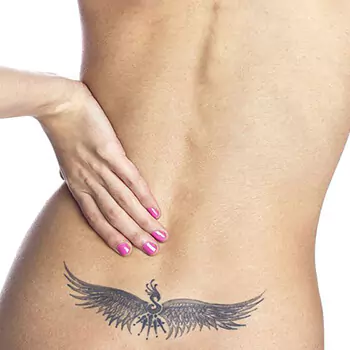 Placement of the tattoo