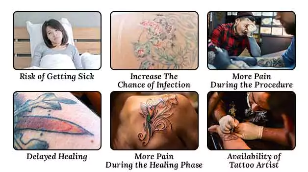 Reasons not to finish a tattoo the next day