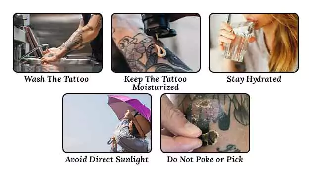 Things to do during tattoo session break