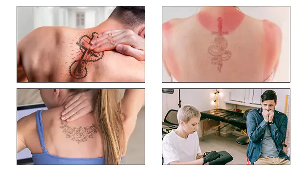 What does spine tattoo pain feel like