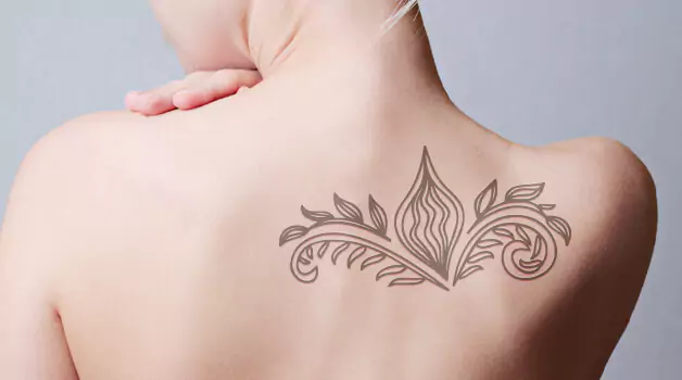 What is off center tattoo