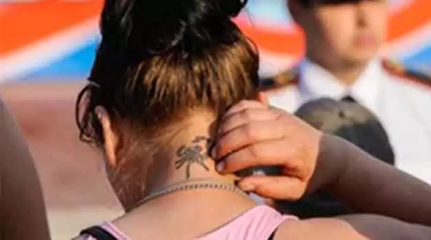 When dryness of a tattoo calls or attention