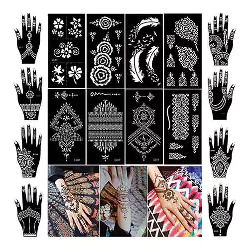 Xmasir henna tattoo Kit stencils