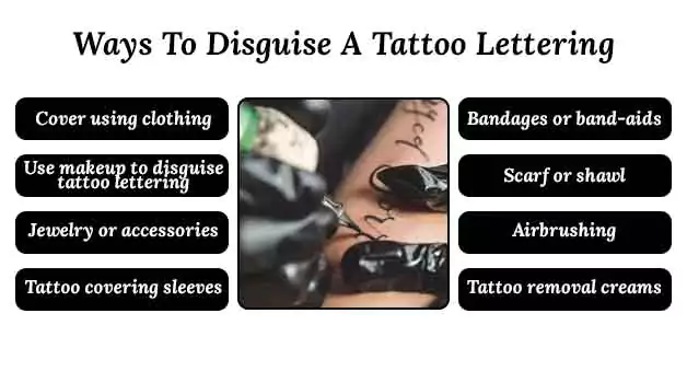 8 Ways to disguise a tattoo lettering