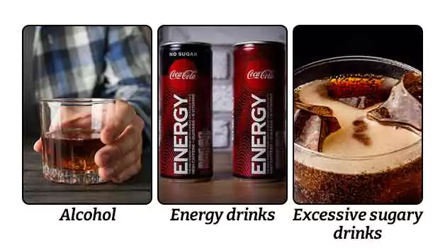 Apart from coffee what Else you should not drink